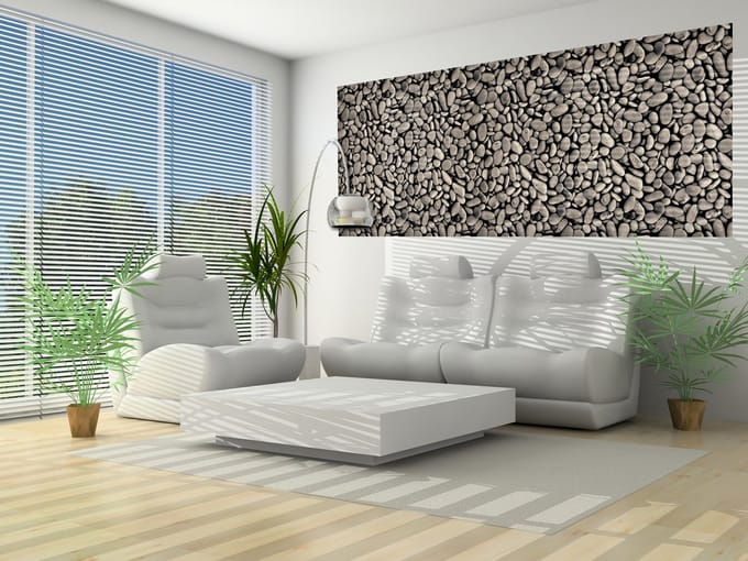Abstract Art Pebbles Stones Photo Wallcovering