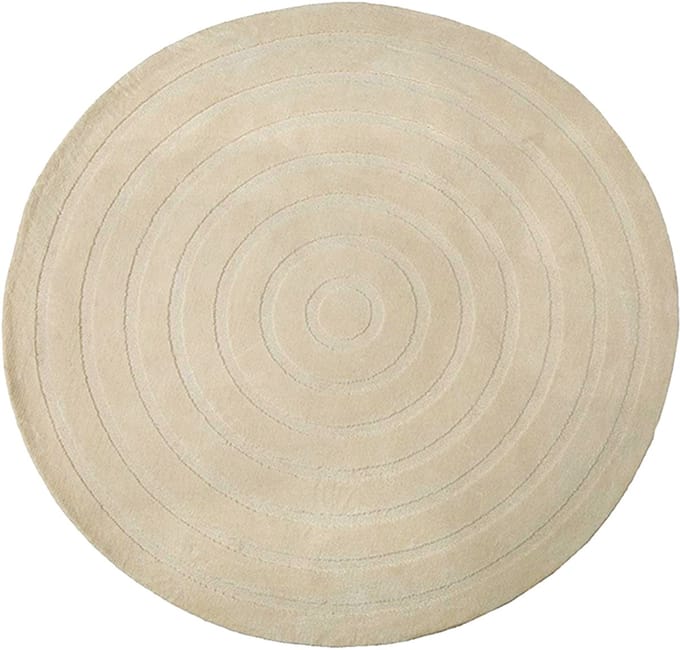 LABEL51 Agra Vloerkleden - Naturel - Polyester - 200x200 cm - Rond