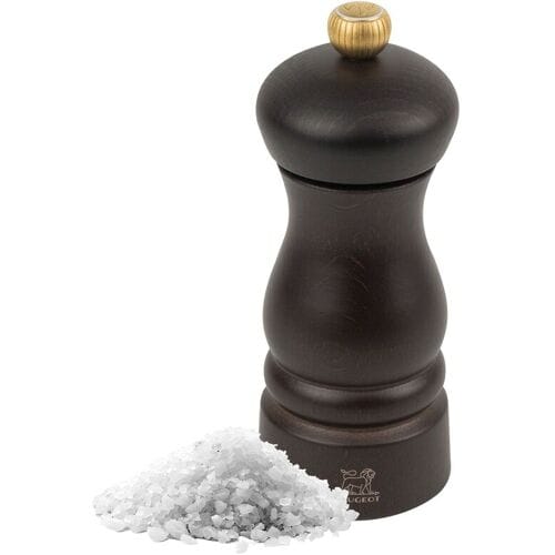(6 stuks) PEUGEOT CLERMONT - Zoutmolen - Hout - Chocolade - Hoogte: 130mm bruin