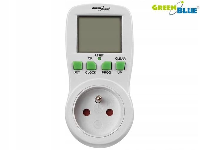 GreenBlue GB107 tijd / digitale tijdschakelklok Timer Penaarde (niet voor NL)