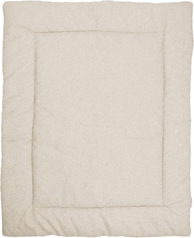 MamaLoes Teddy Boucle Naturel 80 x 100 cm Omkeerbaar Boxkleed