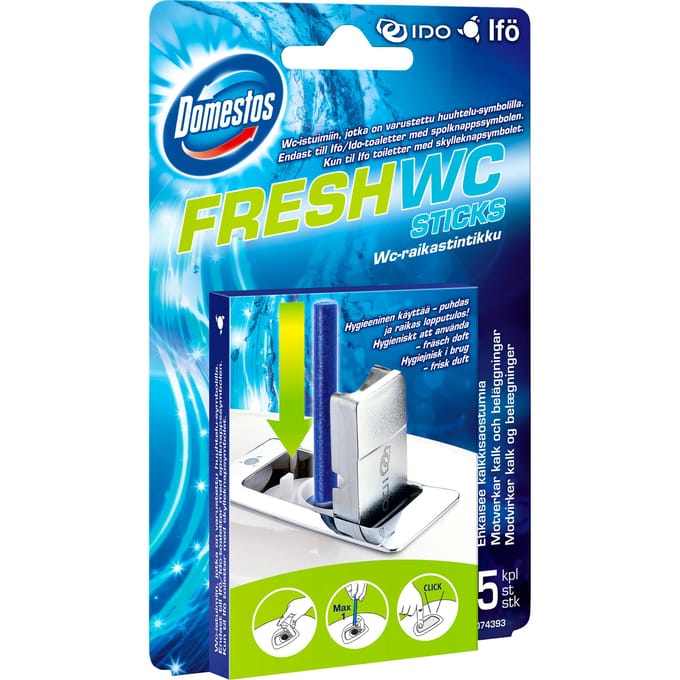 Domestos Ocean toilet stick - 5-pack