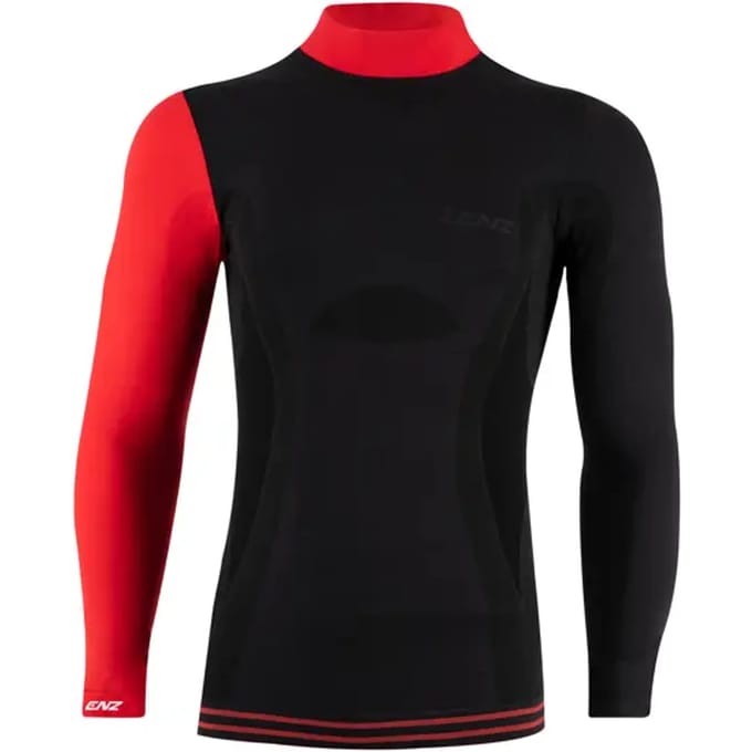 Turtle neck onderhemd met lange mouwen Lenz Merino 6.0