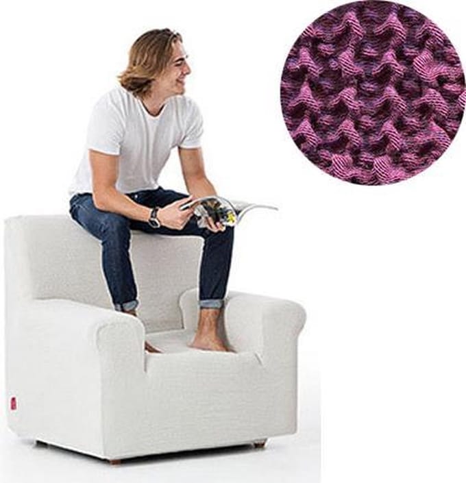 Milos meubelhoes voor fauteuil Paars - 70-110cm