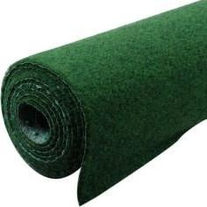 Grastapijt met nop - 100 x 200 cm donker groen