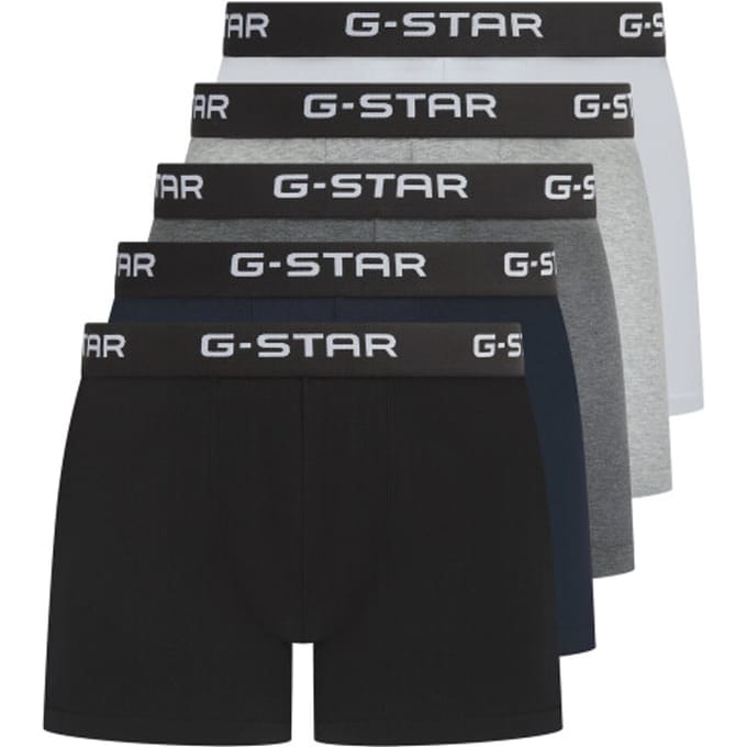 G-Star Underwear Maize 5 Pack Trunks Black/dakr Grey Heather/bright Taglia: M | Biancheria intima Outlet | Uomo | Giallo