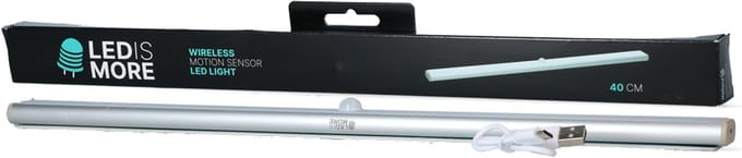 LED is more - Led lamp met bewegingssensor – Draadloos – Magnetisch – 40cm