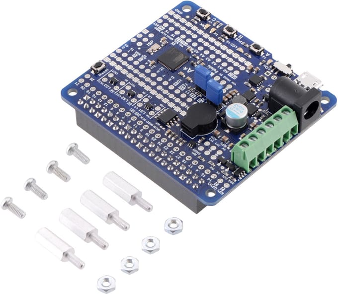 A‑Star 32U4 Robot Controller LV met Raspberry Pi Bridge (2,7‑11 V, 1,8 A per kanaal) Pololu 3117