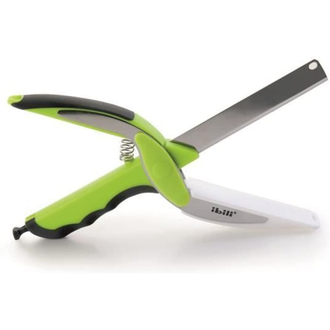 IBILI 704910 Duo Schaar, RVS, Groen, 34 x 5 x 5 cm