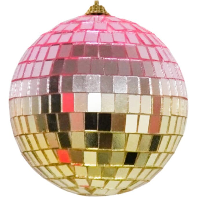 Housevitamin Disco Kerstbal Ø25 cm – Grote Discobal – Spiegel Kerstbal – Kerstdecoratie – Glamour Kerstversiering