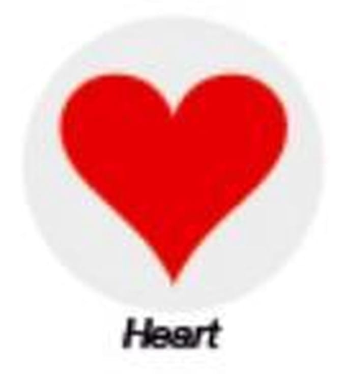 Asbri Golf Ball Stamper Heart - golfbalstempel