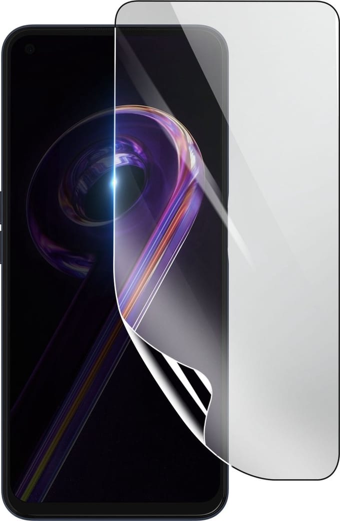 3mk, Geschikt voor Realme 9 Pro, Schokbestendige Hydrogel Screenprotector, Transparant