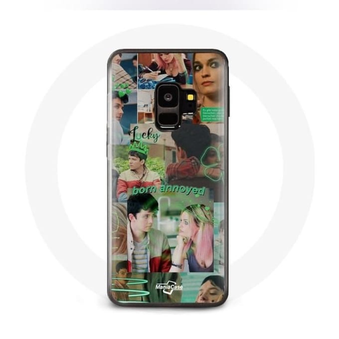 Coque pour Samsung Galaxy S9 plus Sex Education Maeve Wiley et Otis Milburn