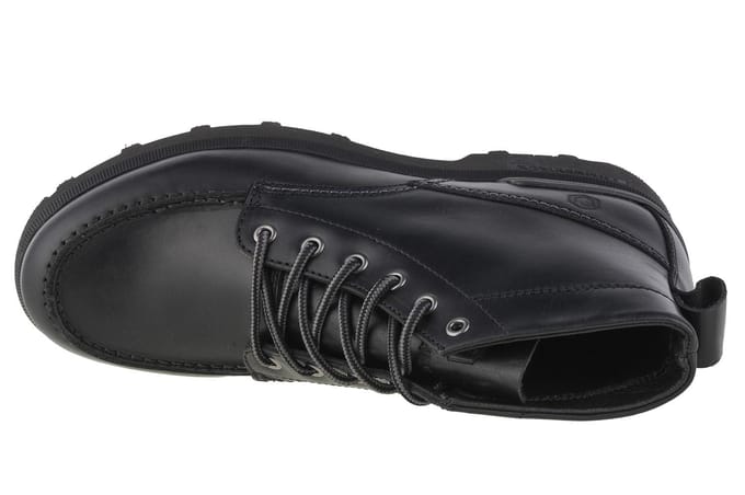 Lumberjack Joel, Chaussures à lacets noires pour hommes 45 noir