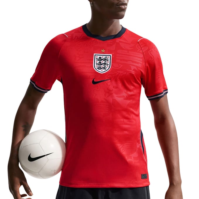 Nike England 2026 Away Shirt - Rood- Heren, Rood S