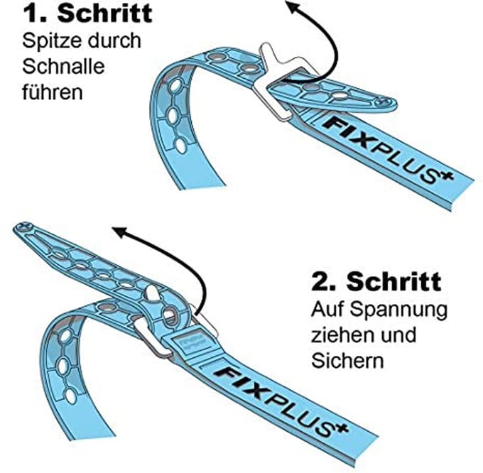 Sjorbanden set van 4 - Nano-afmetingen voor beveiligen en bevestigen