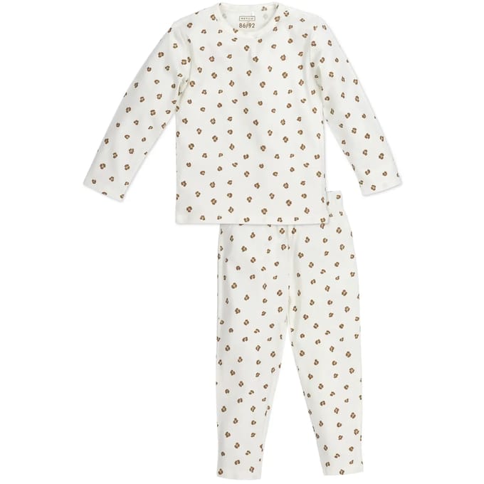 Meyco Baby Mini Panther pyjama - offwhite - 86/92