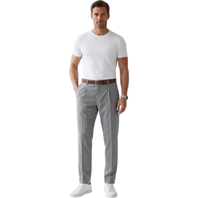 Boss Heren Kaito1 Slim Broek (Donkerblauw)