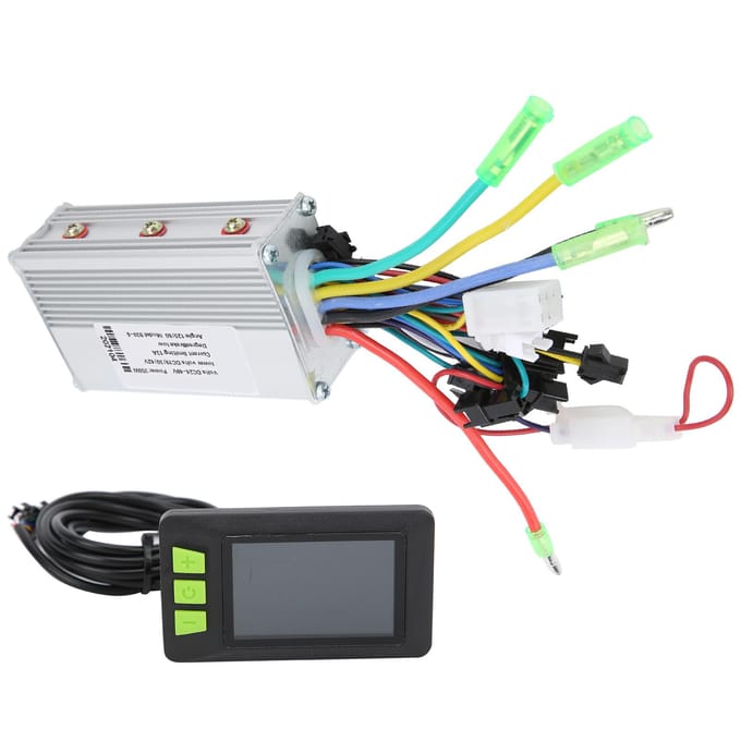 Contrôleur sans balais 24V‑48V 350W et Indicateur d'état à écran couleur LCD 930 pour trottinette électrique white