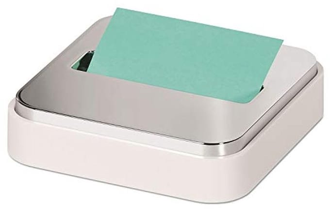 Notitiedispenser voor 3" x 3" Notities met Stalen Bovenkant