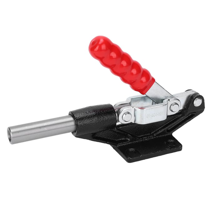 Knevelklem PushPull Verticaal Compacte Armatuur Snelontgrendeling Handgereedschap Accessoires GH304HM gray