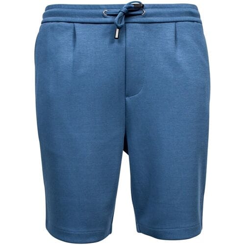 Baileys Bermuda Drawstring Doubleface Interlock Subtle Texture Delft Blue / male