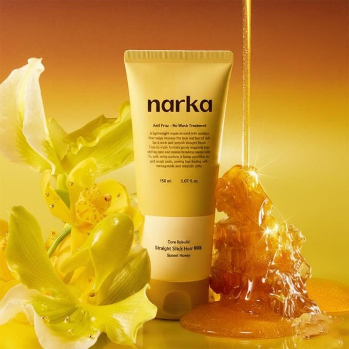 Lait coiffant lissant Narka 150 ml (2 possibilités) Blossom Dawn yellow
