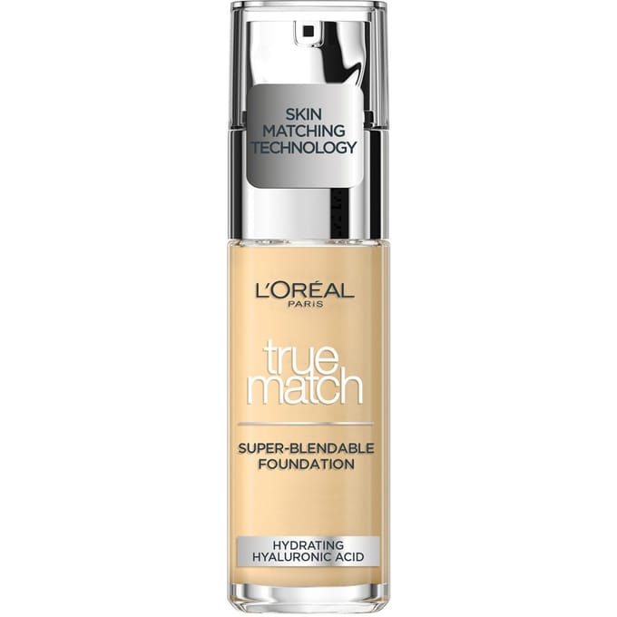 L’Oréal Paris True Match Foundation - 1R/C - Natuurlijk Dekkende Foundation met Hyaluronzuur en SPF 16 - 30ml - Vegan