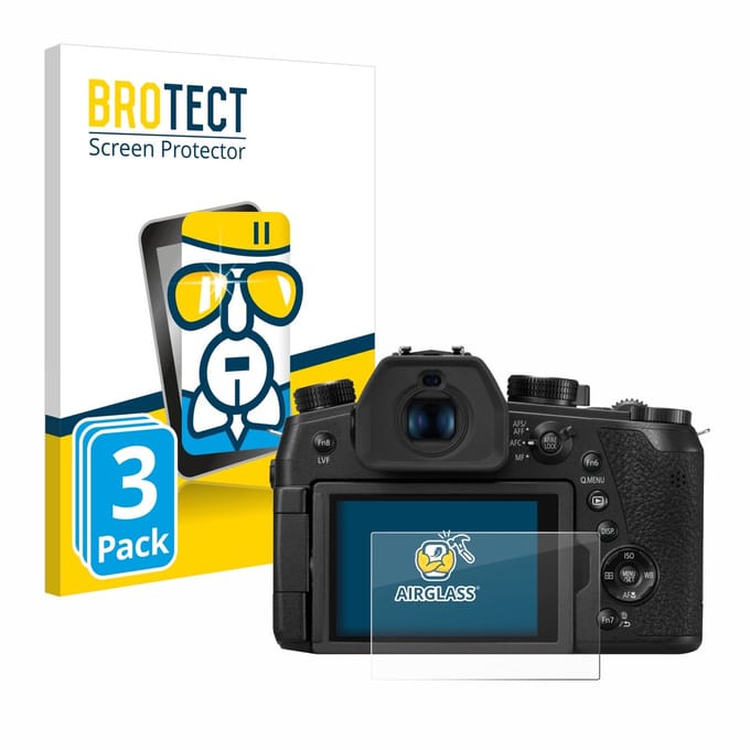 Screenprotector 3 Stuks voor Panasonic DC-FZ1000 II / DC-TZ200 Beschermglas transparant