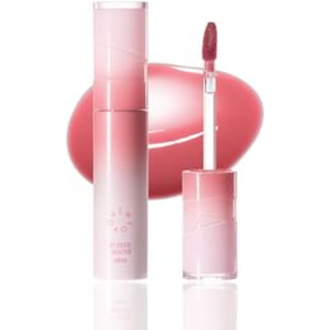 INTO YOU - Aqua Burst Lip Glaze 2.0 - 6 Colors #AB02 Water Peach - 3g