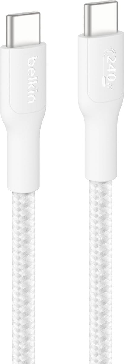 Belkin BOOST↑CHARGE Pro - USB-C naar USB-C Kabel - 3 Meter - 240W - Wit