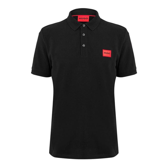 Hugo Heren Dereso Poloshirt Met Korte Mouwen (Zwart)