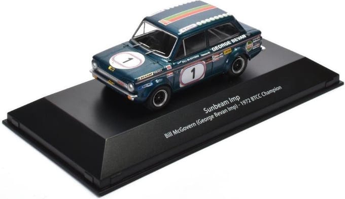 ATLAS Sunbeam IMP #1 BILL McGOVERN BTCC CHAMPION 1972 schaalmodel 1:43