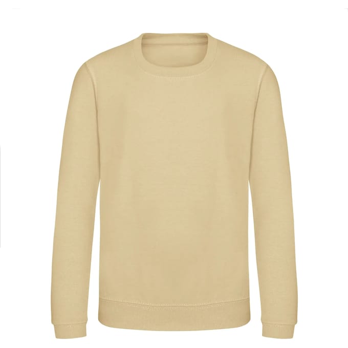 Just Hoods - AWDis Sweat Kinder - Desert Sand maat 9/11 (L)