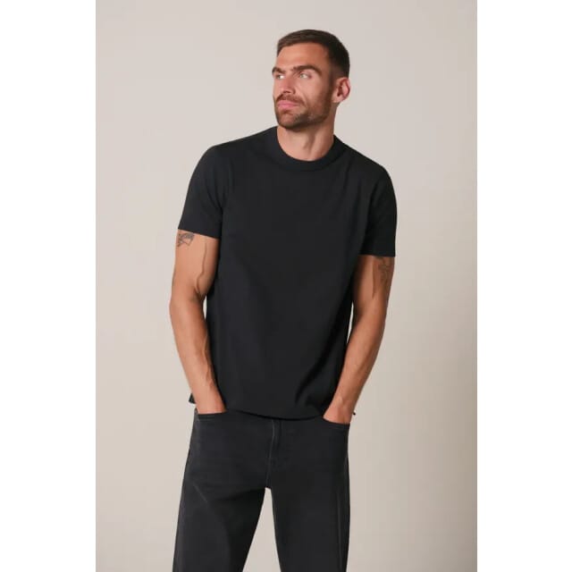 Profuomo Ppxt30001a t-shirt crew neck short sleeve black