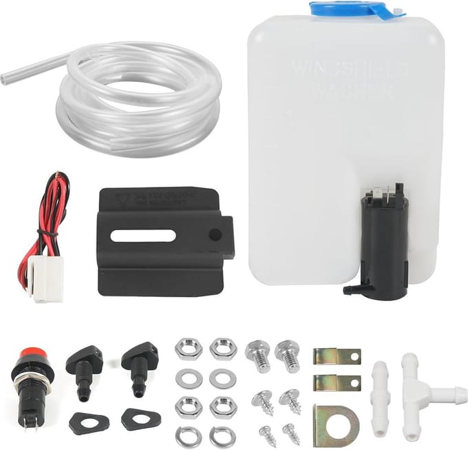 Universele Ruitensproeier met Pomp en Wasserreservoir 12V