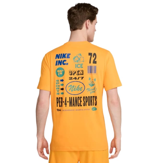 Nike Dri-fit Fitness Geel Hardloopshirt