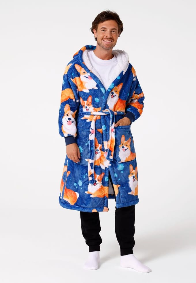 "Corgi" Sherpa badjas