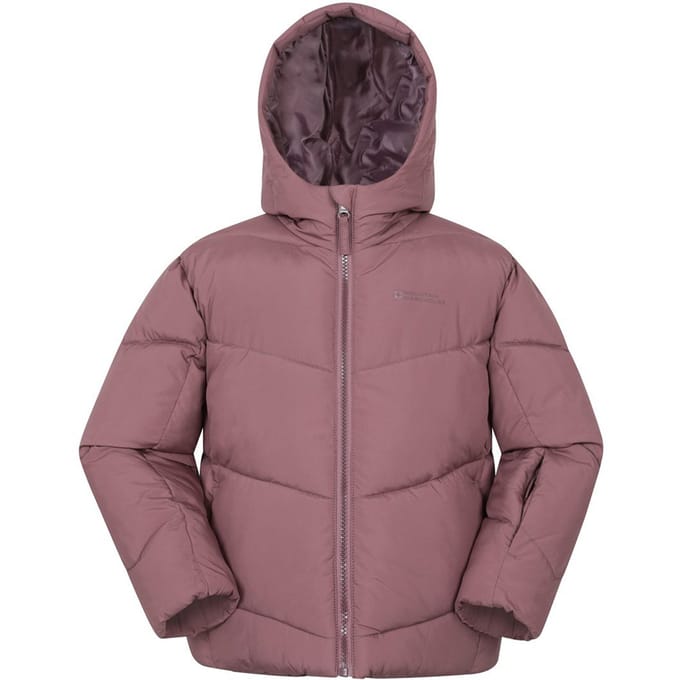 Mountain Warehouse Kinderen Cortina Waterdichte Gewatteerde Skijas (Donkerroze)