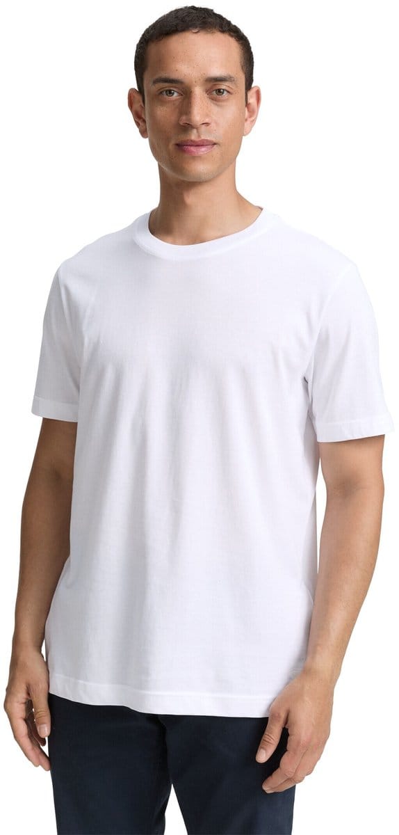 Tom Tailor - Katoenen T-shirts in een set van 2 - Maat S - White