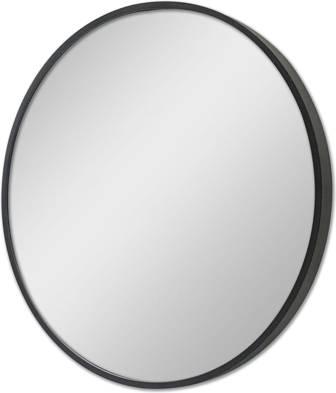 Spiegel Modugno hangend rond Ø50cm zwart