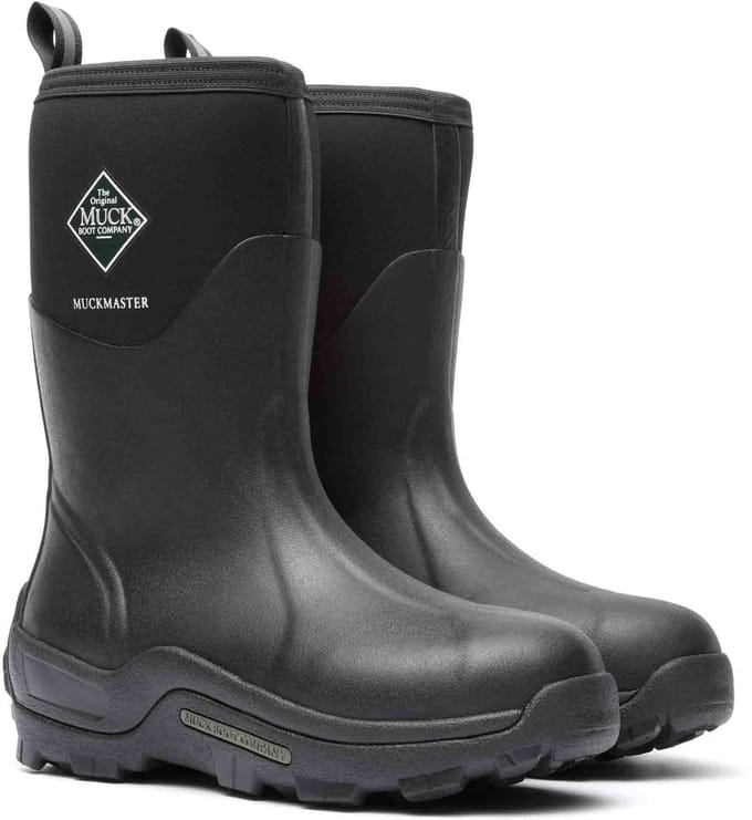 Muck Boot Muckmaster Mid | Zwart - Regenlaarzen - Maat 43 -