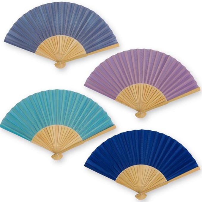 Allecto - Handwaaiers - Set van 4 - Elegant accessoire - Bessentinten