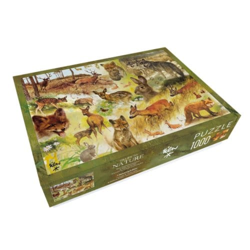 Puzzel (1000 stukjes): Drawn to Nature, Rien Poortvliet
