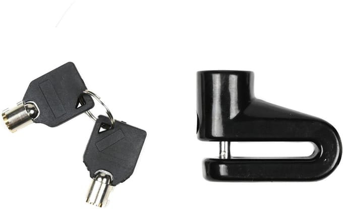 Stahlex Schijfremslot met houder - weerbestendig - Ø 5.5 mm - inclusief 2 sleutels