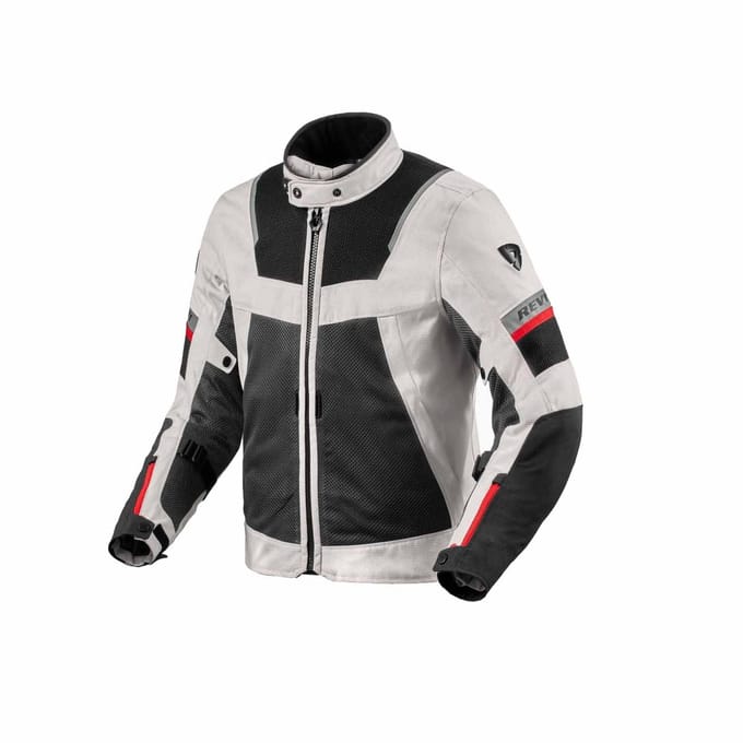 REV'IT! Tornado 4 H2O Jas Zilver Zwart - Maat L - Jas