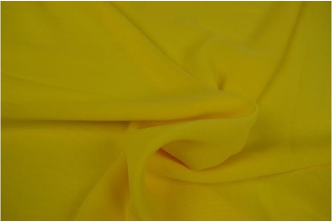Chiffon stof - Geel - 1 meter - Per meter - 150cm breed