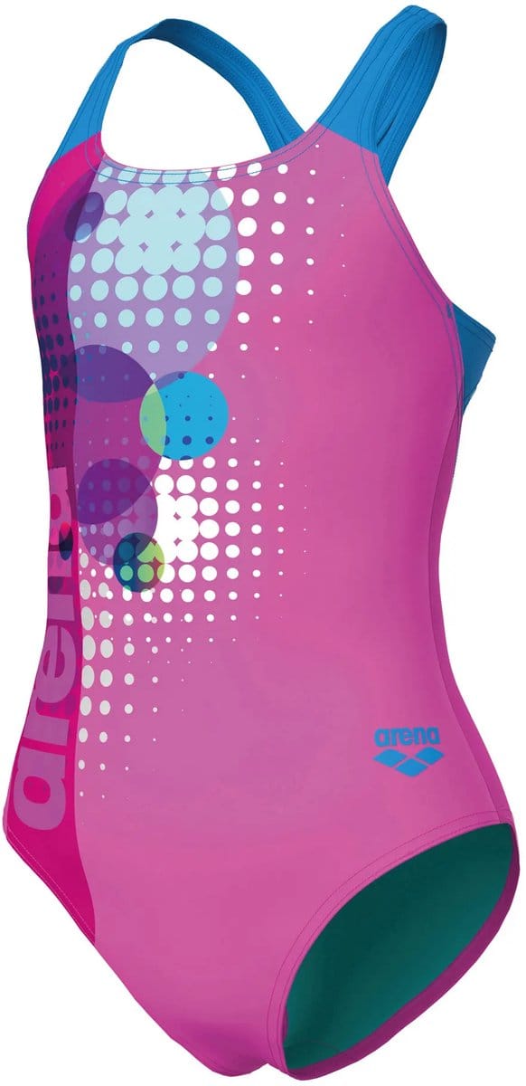 Arena Dots Pro Back Badpak Meisjes