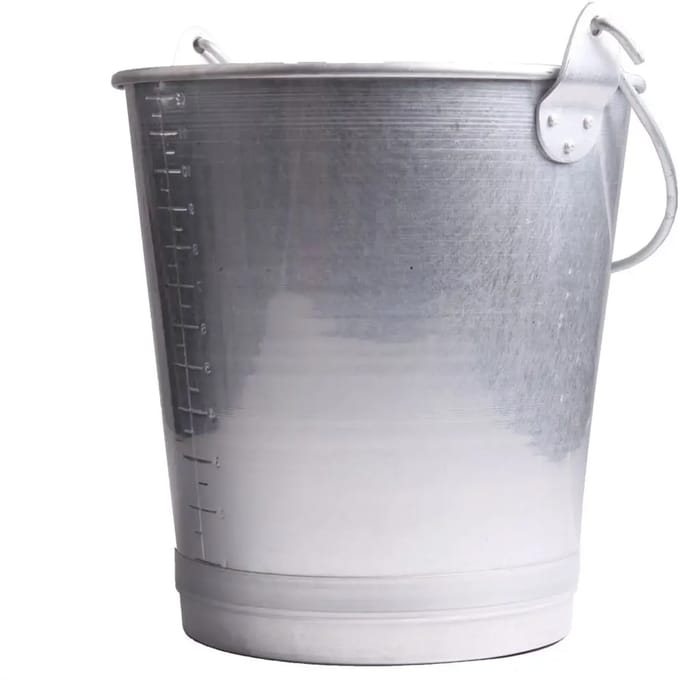 Multifunctionele aluminium emmer met schenktuit Chick'A