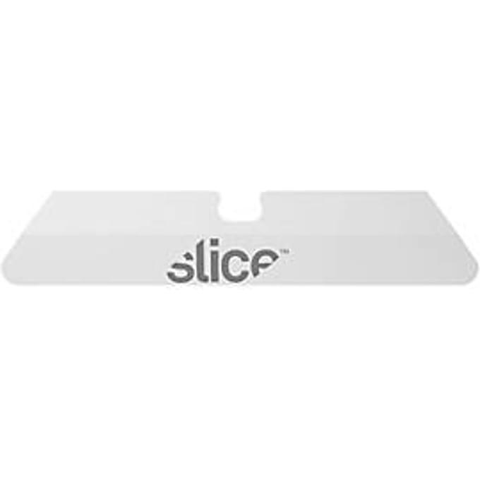 Slice keramische reservemesjes, met afgeronde punt, 34 mm lang, verpakt per 3